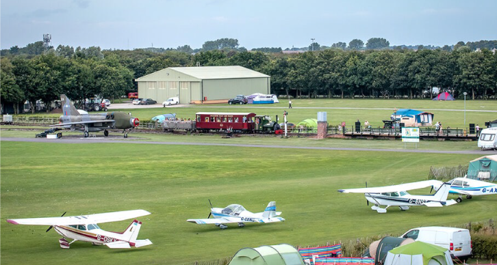 The airfield on a sunny summers day!