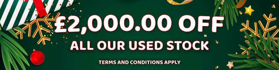 £2,000.00 off all our USED stock!