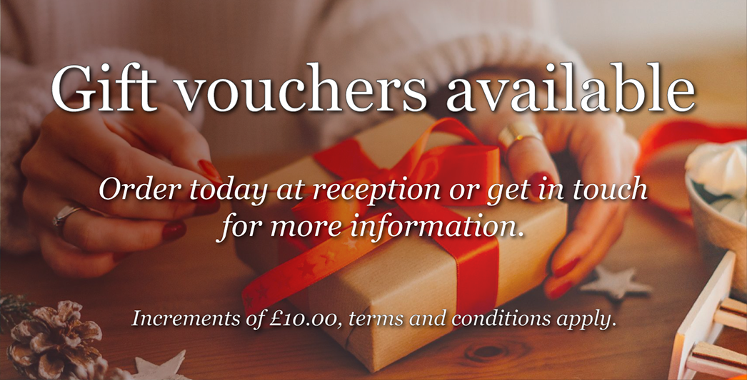 Gift vouchers available at SWLP Reception.